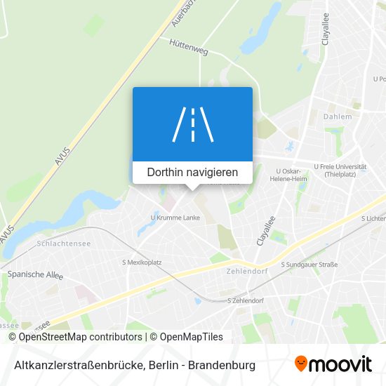 Altkanzlerstraßenbrücke Karte