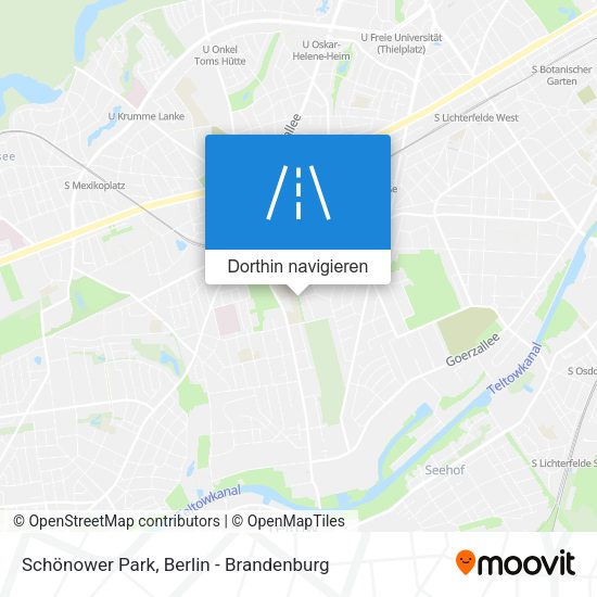 Schönower Park Karte