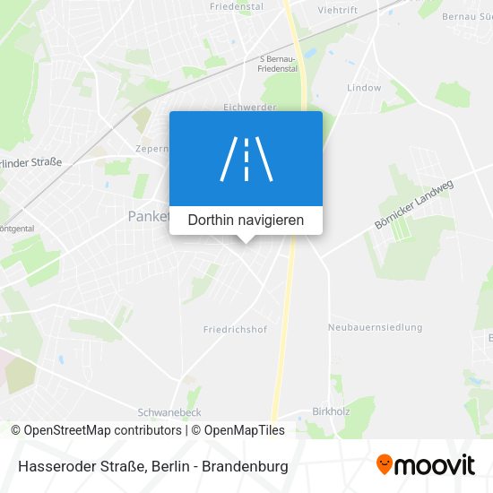 Hasseroder Straße Karte