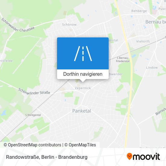 Randowstraße Karte