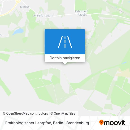 Ornithologischer Lehrpfad Karte