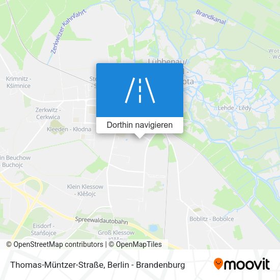 Thomas-Müntzer-Straße Karte