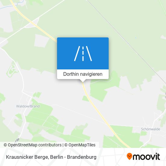 Krausnicker Berge Karte