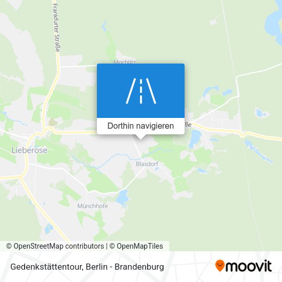 Gedenkstättentour Karte