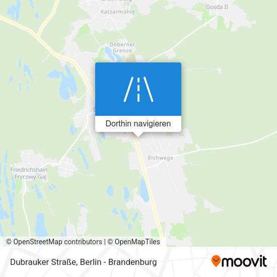 Dubrauker Straße Karte