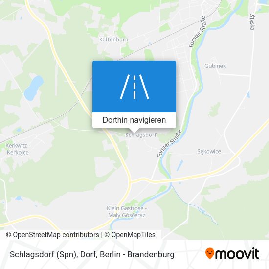 Schlagsdorf (Spn), Dorf Karte
