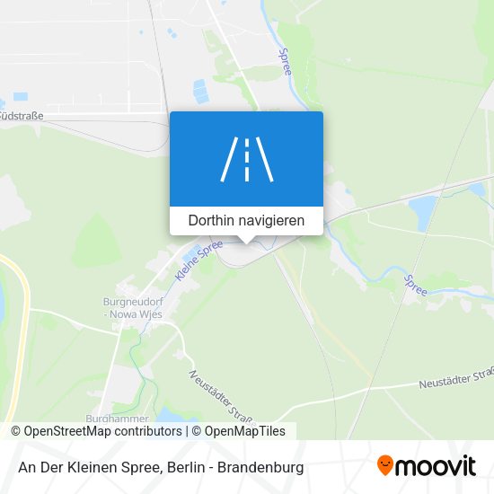 An Der Kleinen Spree Karte