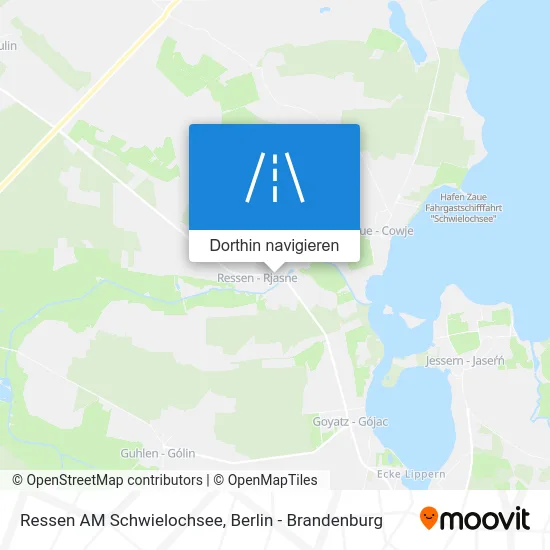 Ressen AM Schwielochsee Karte
