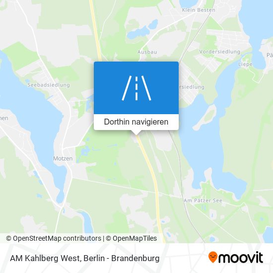 AM Kahlberg West Karte