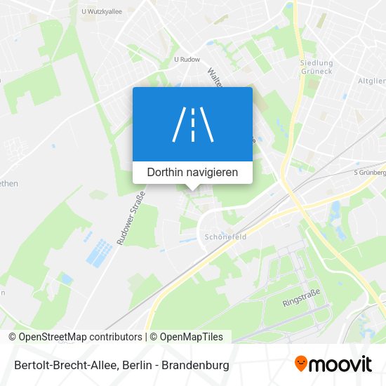 Bertolt-Brecht-Allee Karte