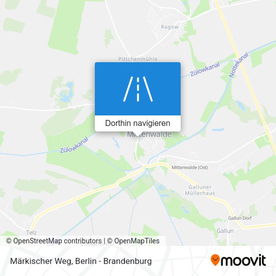 Märkischer Weg Karte