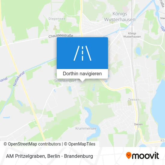 AM Pritzelgraben Karte