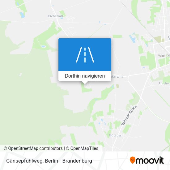 Gänsepfuhlweg Karte