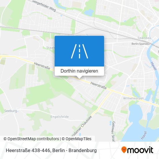Heerstraße 438-446 Karte
