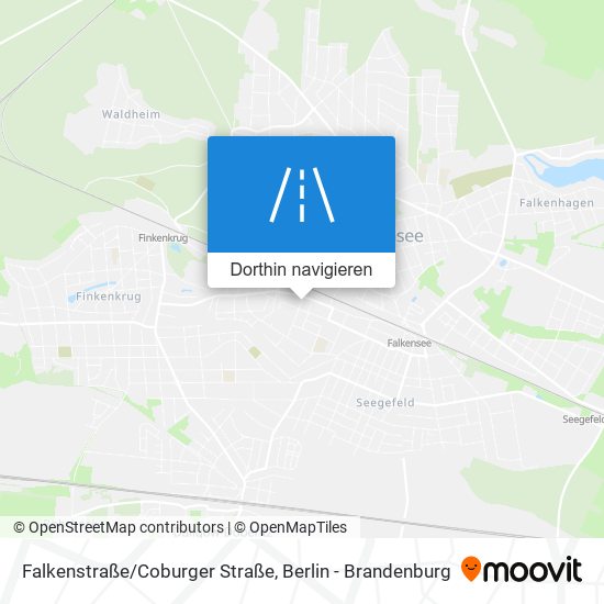 Falkenstraße/Coburger Straße Karte
