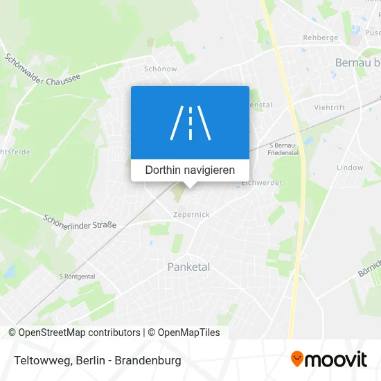 Teltowweg Karte