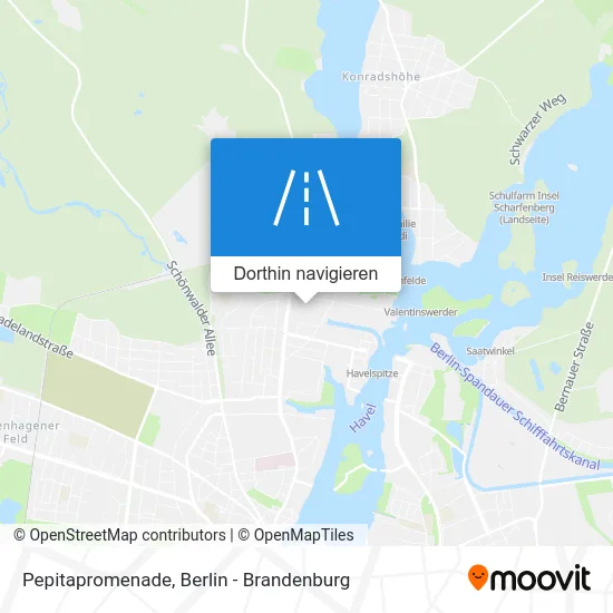 Pepitapromenade Karte