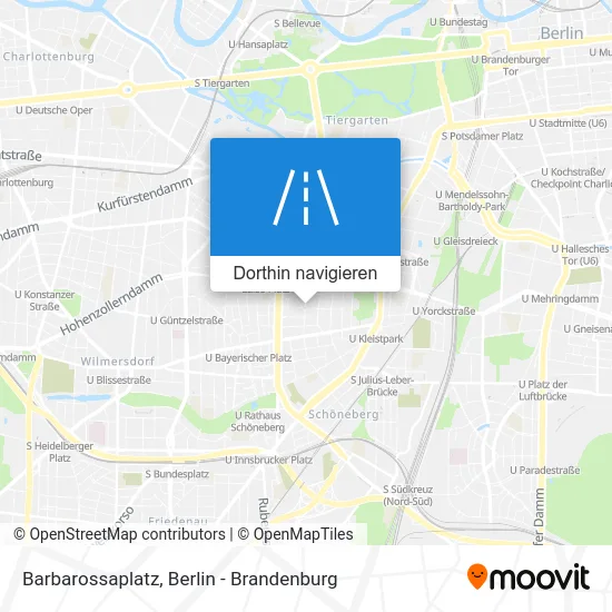 Barbarossaplatz Karte