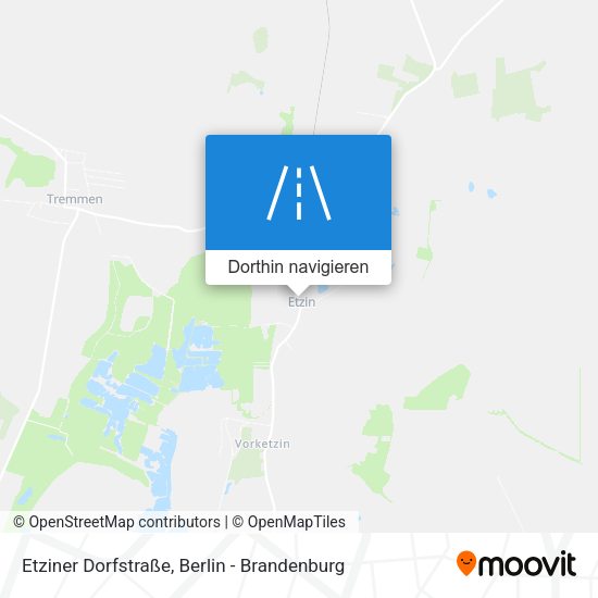 Etziner Dorfstraße Karte