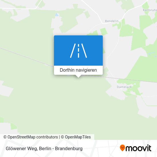 Glöwener Weg Karte