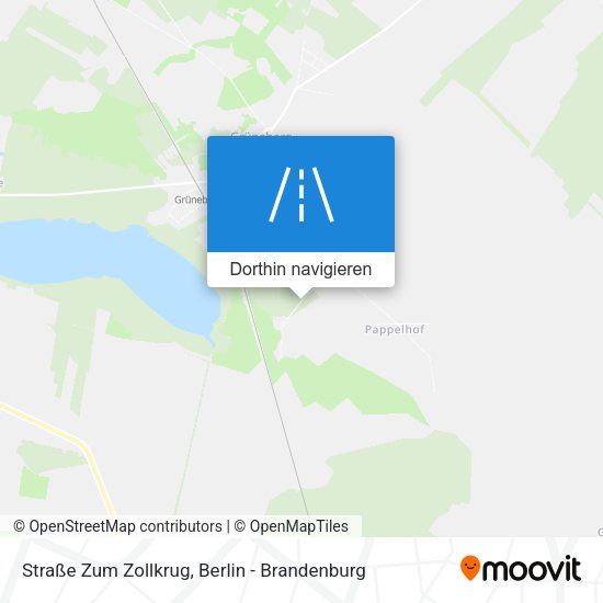 Straße Zum Zollkrug Karte