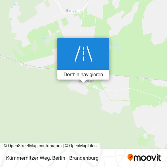 Kümmernitzer Weg Karte