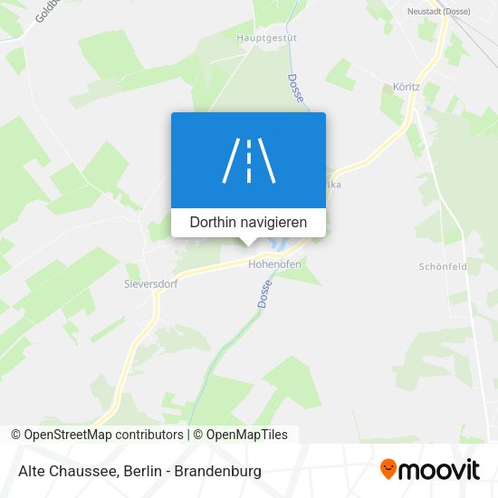 Alte Chaussee Karte