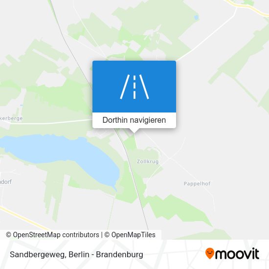 Sandbergeweg Karte