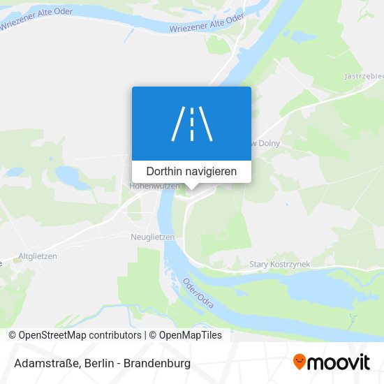 Adamstraße Karte