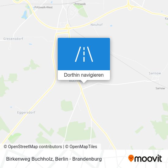 Birkenweg Buchholz Karte