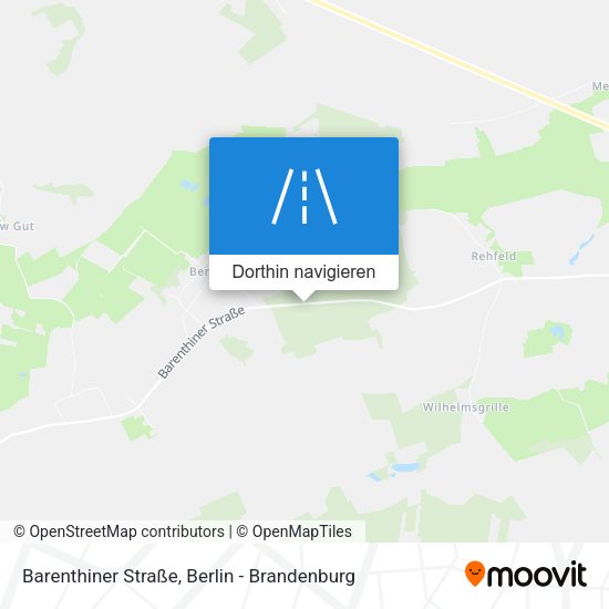 Barenthiner Straße Karte