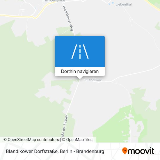 Blandikower Dorfstraße Karte