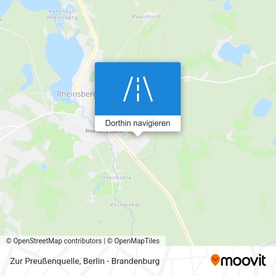 Zur Preußenquelle Karte