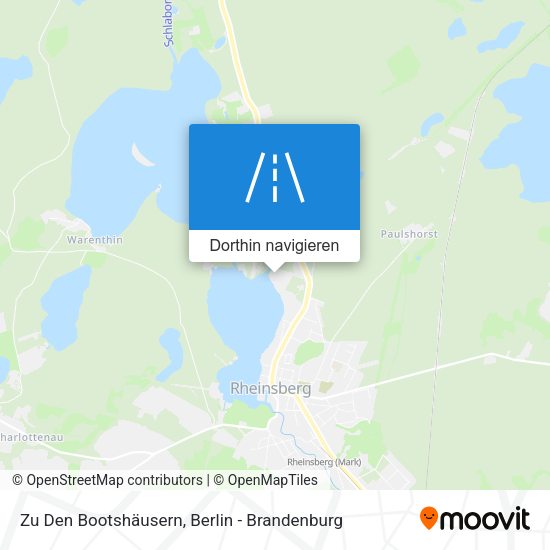 Zu Den Bootshäusern Karte