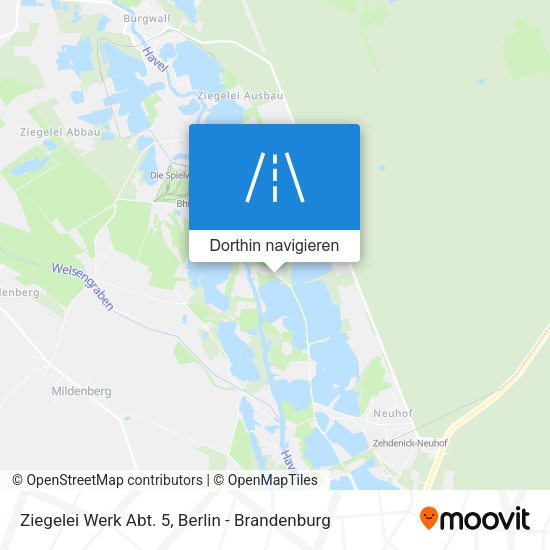 Ziegelei Werk Abt. 5 Karte