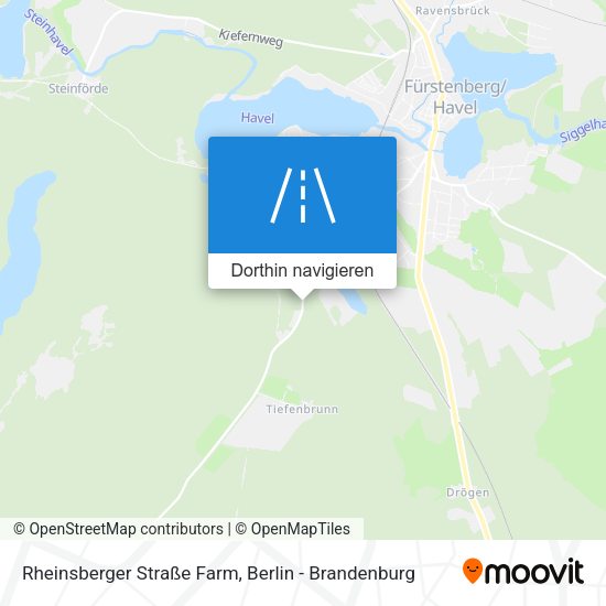 Rheinsberger Straße Farm Karte