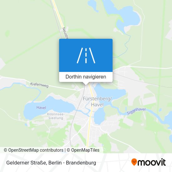 Gelderner Straße Karte