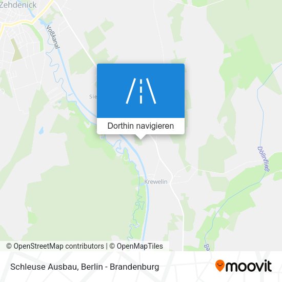 Schleuse Ausbau Karte