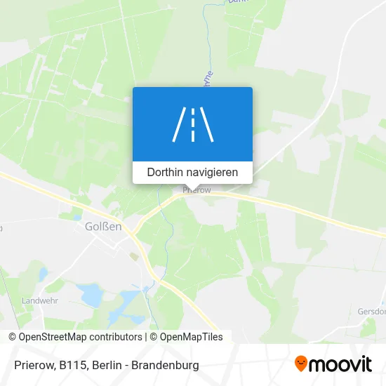 Prierow, B115 Karte
