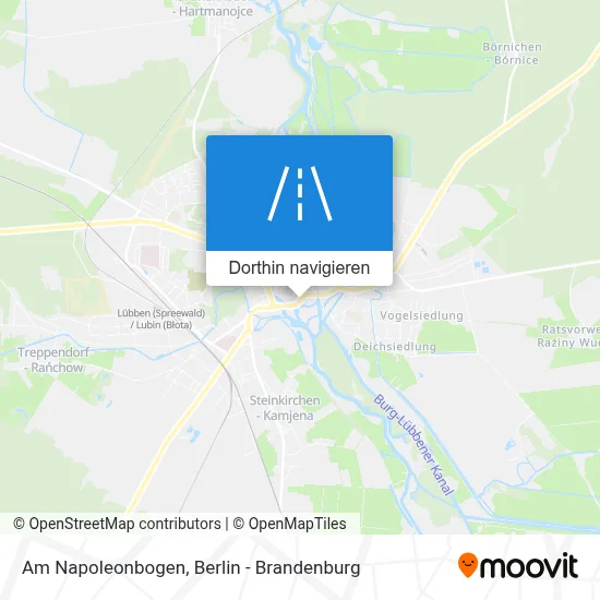 Am Napoleonbogen Karte