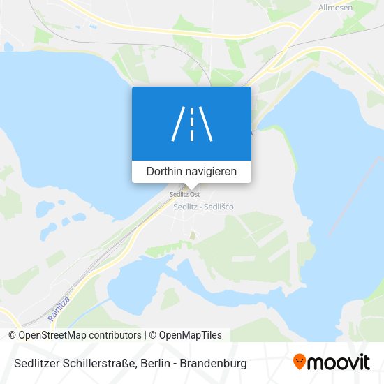 Sedlitzer Schillerstraße Karte
