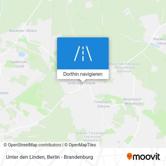 Unter den Linden Karte