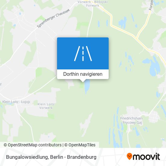 Bungalowsiedlung Karte