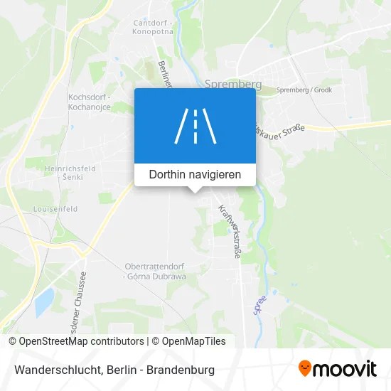 Wanderschlucht Karte