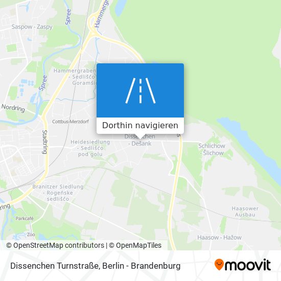 Dissenchen Turnstraße Karte