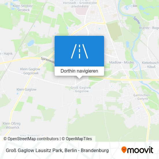Groß Gaglow Lausitz Park Karte