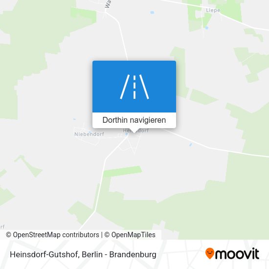 Heinsdorf-Gutshof Karte