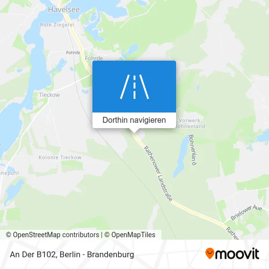 An Der B102 Karte