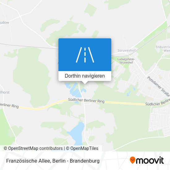 Französische Allee Karte