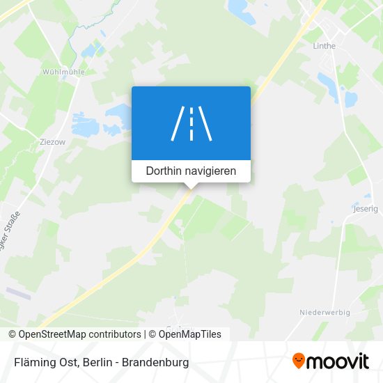 Fläming Ost Karte